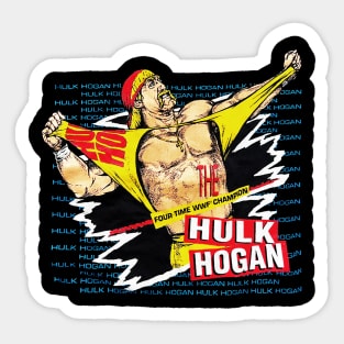 Hulk Hogan - World Champion - Hulkamania - Wrestling Sticker